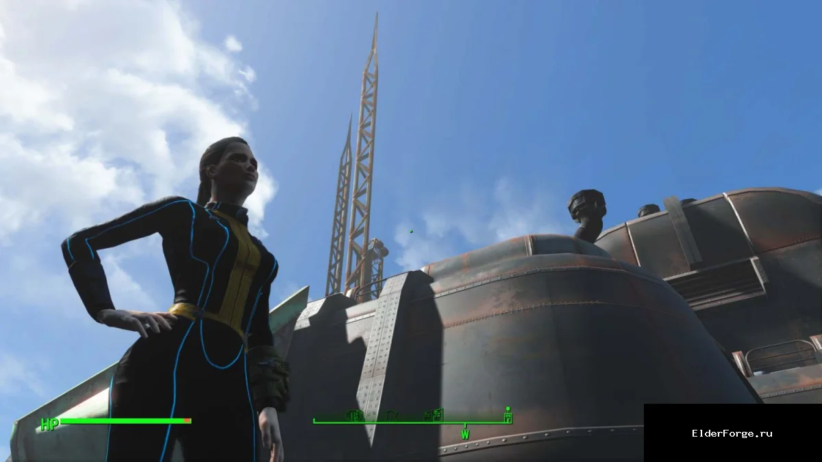 Обложка мода: Джетпак: кольцо полёта для Fallout 4 – летайте без ограничений