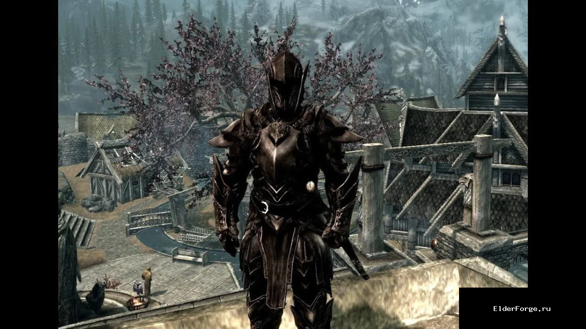 Обложка мода: Эбонитовый дворф — новый спутник для Skyrim Legendary Edition