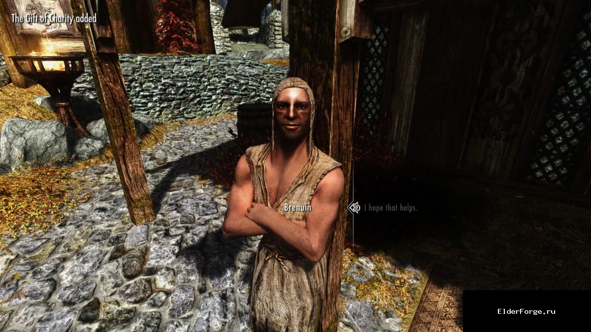 Обложка мода: Еда для нищих – дарите пищу и благословения в Skyrim LE