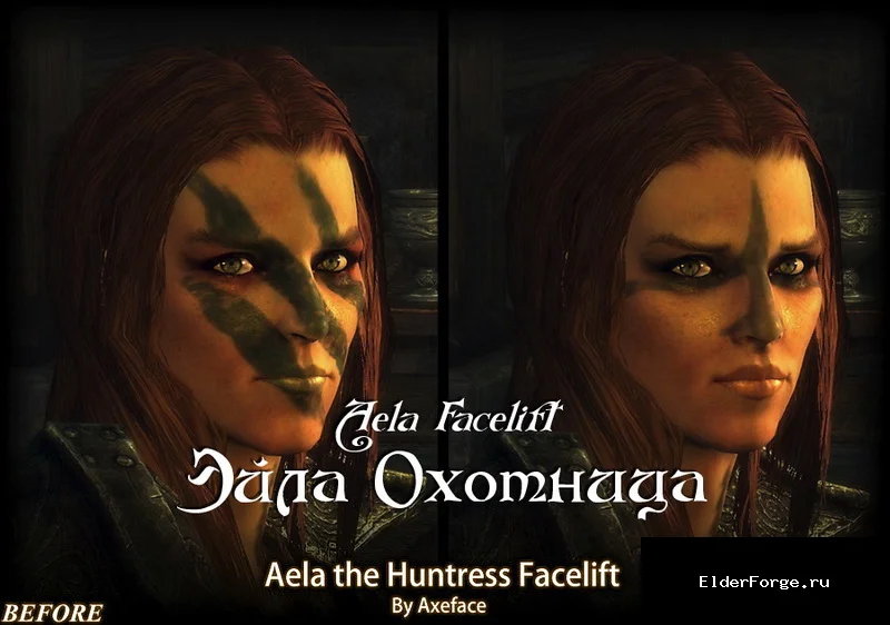 Обложка мода: Эйла Охотница — фейслифт LE / Aela Facelift