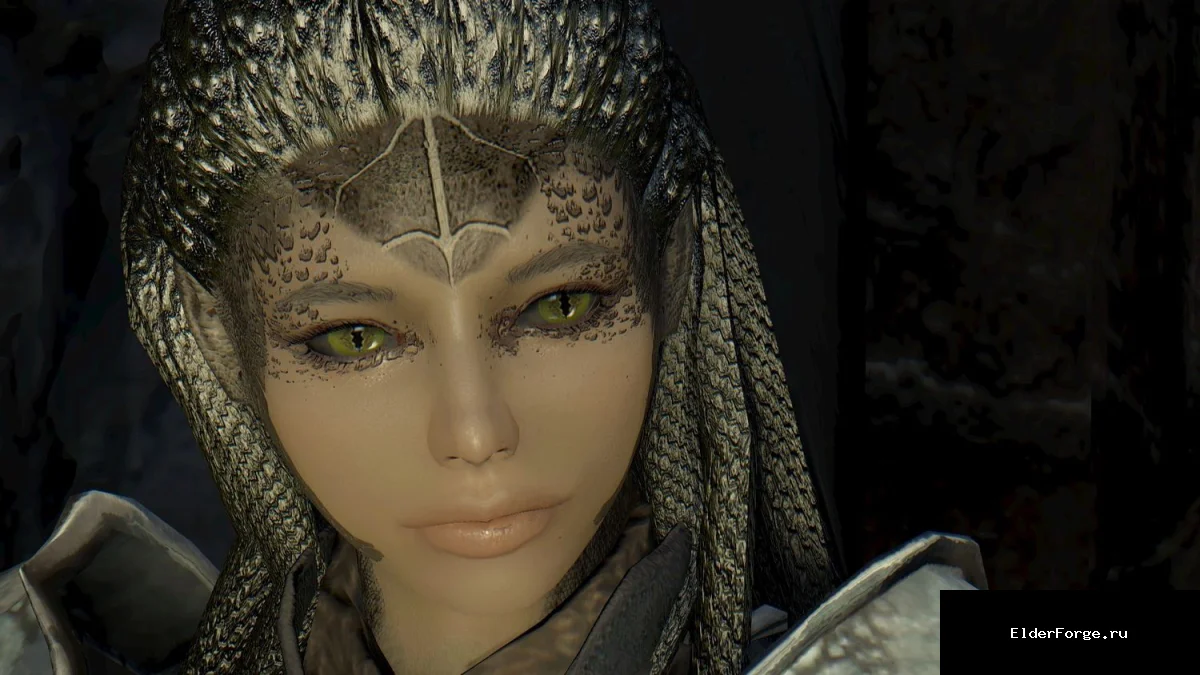 Обложка мода: Эклюз – уникальная спутница из Акавира для Skyrim LE