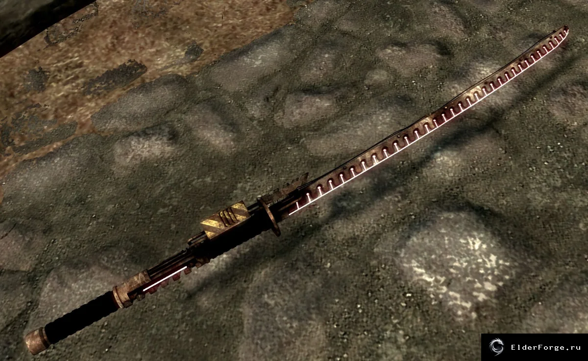 Обложка мода: Экспериментальная лазерная катана, плазменные и Тесла клинки — Skyrim LE