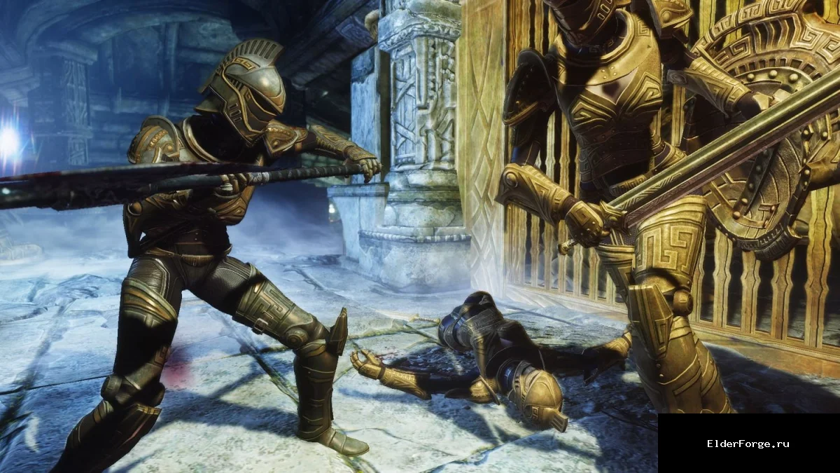 Обложка мода: Элегантный женский двемерский набор в эбоните для Skyrim SE