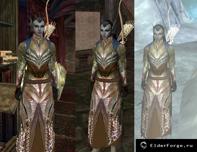 Обложка мода: Эльфийские доспехи в стиле Властелина Колец для Morrowind