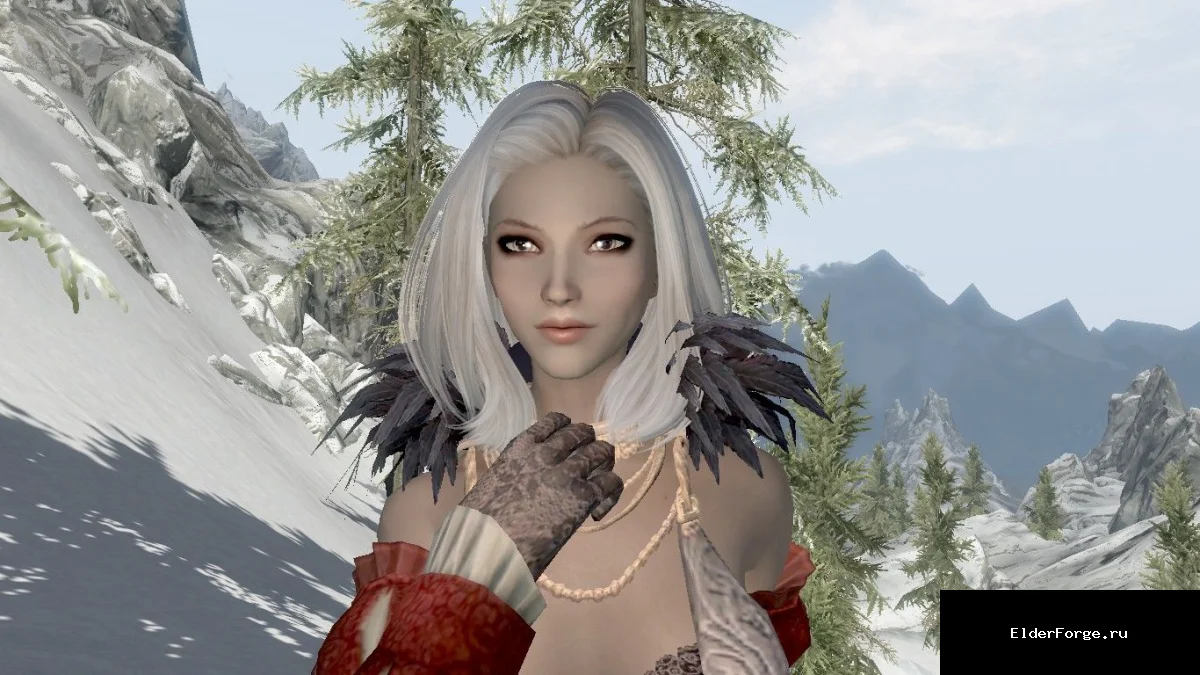 Обложка мода: Елианна – спутница CBBE/UNP с HDT для Skyrim Legendary Edition
