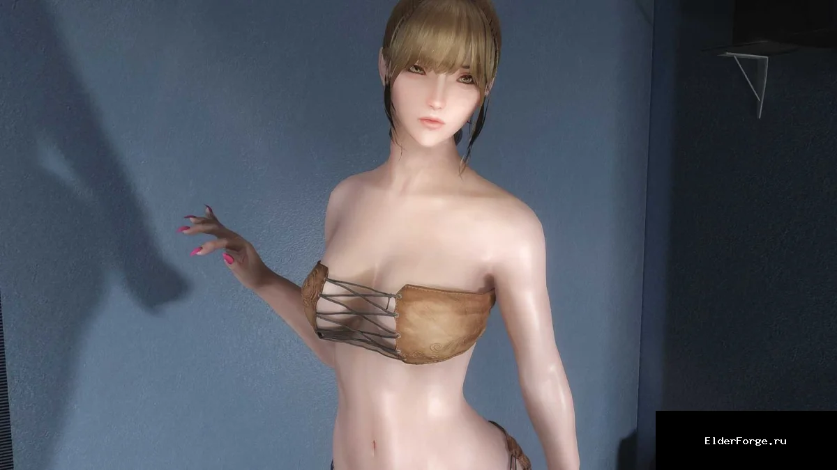 Обложка мода: Эми — игровой пресет для Skyrim LE с поддержкой RaceMenu и KS Hairdos