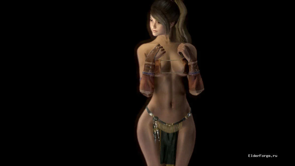 Обложка мода: Энмити – новая спутница с уникальной броней и оружием для Skyrim LE