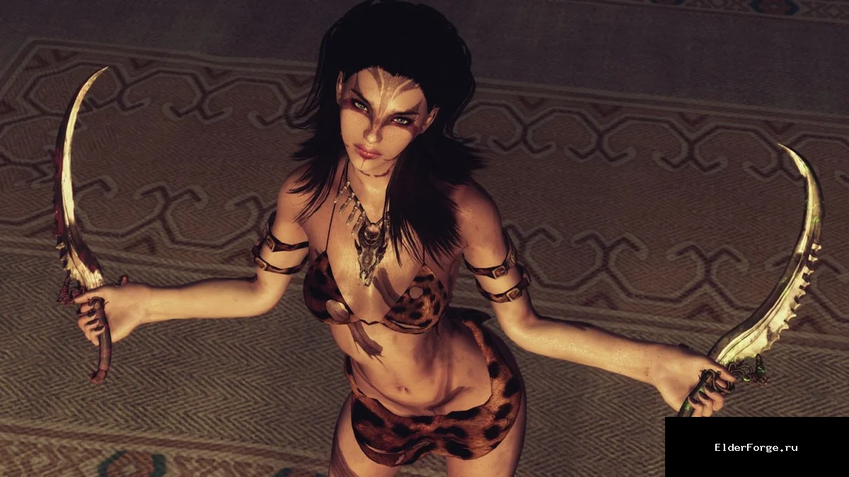 Обложка мода: Эпичный сет Дикой Охотницы для женских персонажей – Skyrim SE