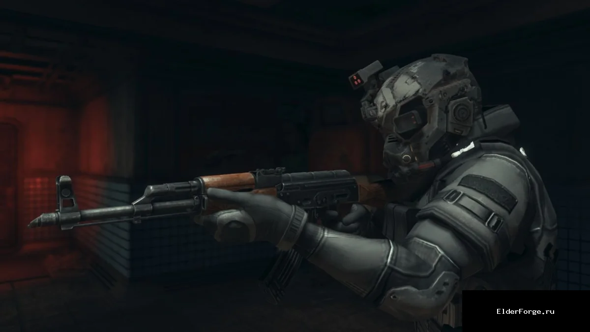 Обложка мода: E.V.A – стильный шлем с воротником для Fallout 4