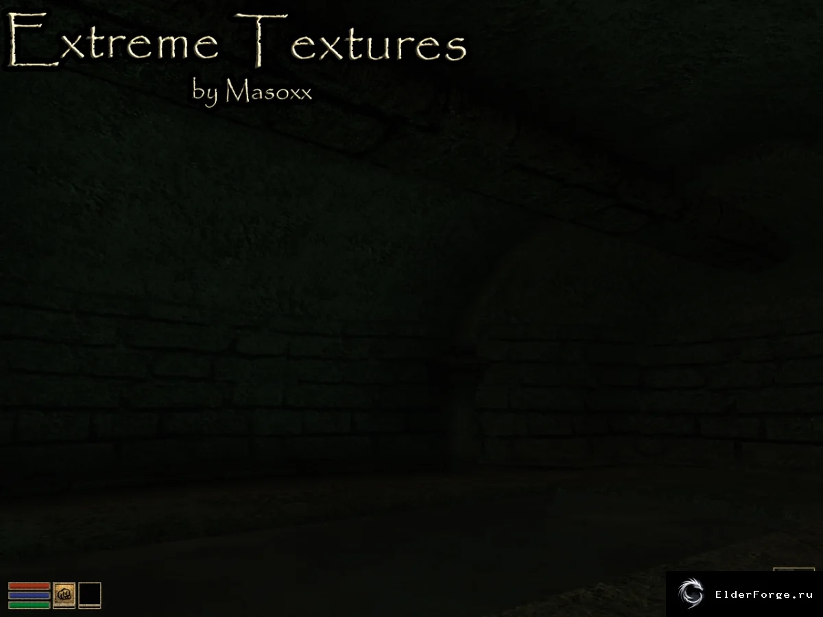 Обложка мода: Extreme Textures – канализация в Morrowind: высококачественная ретекстура