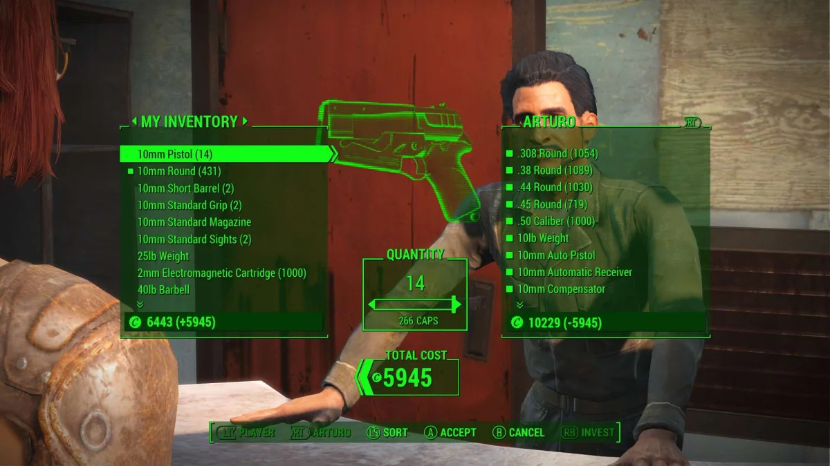 Обложка мода: Fallout 4 — Богатые торговцы: огромные деньги у всех продавцов