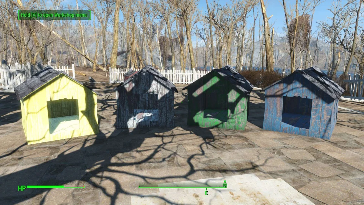 Обложка мода: Fallout 4 – новые собачьи будки: 4 цвета и золотой вариант