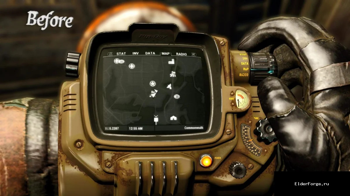 Обложка мода: Fallout 4: Пиб‑Бой UHD 4K – Полный текстурный апгрейд