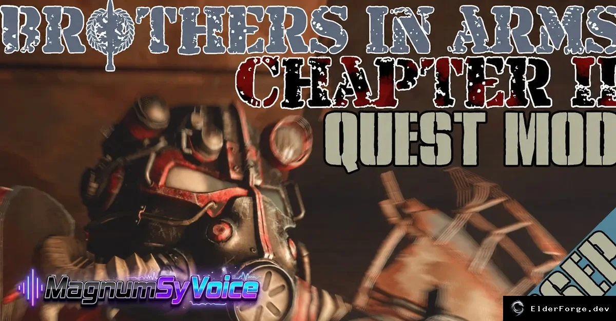 Обложка мода: Fallout 4: русская озвучка Brothers in Arms — главы 1 и 2