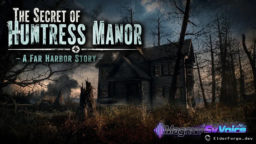 Обложка мода: Fallout 4: русская озвучка квеста The Secret of Huntress Manor