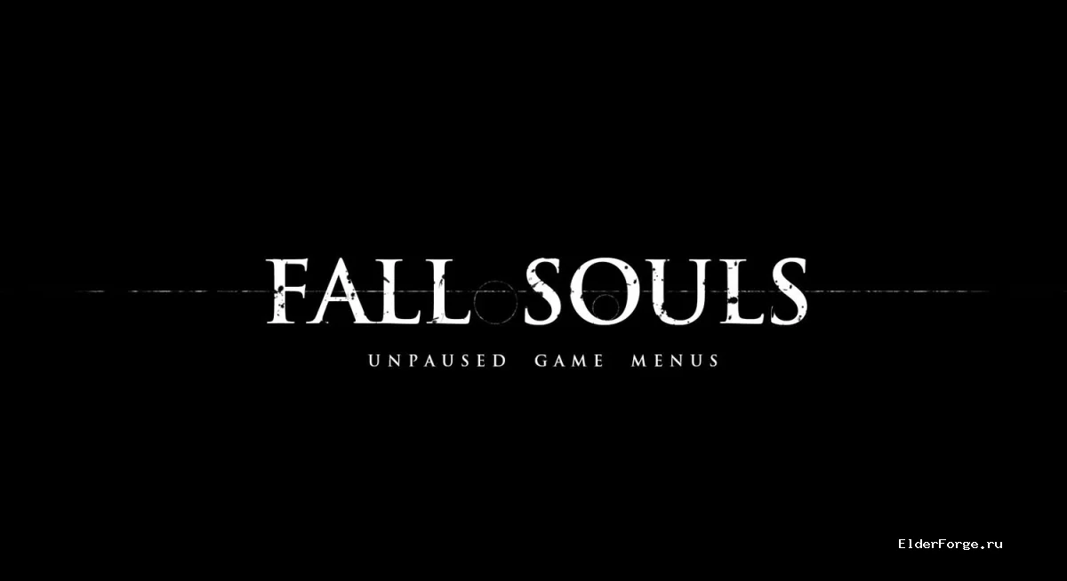 Обложка мода: FallSouls — отключение паузы в меню Fallout 4