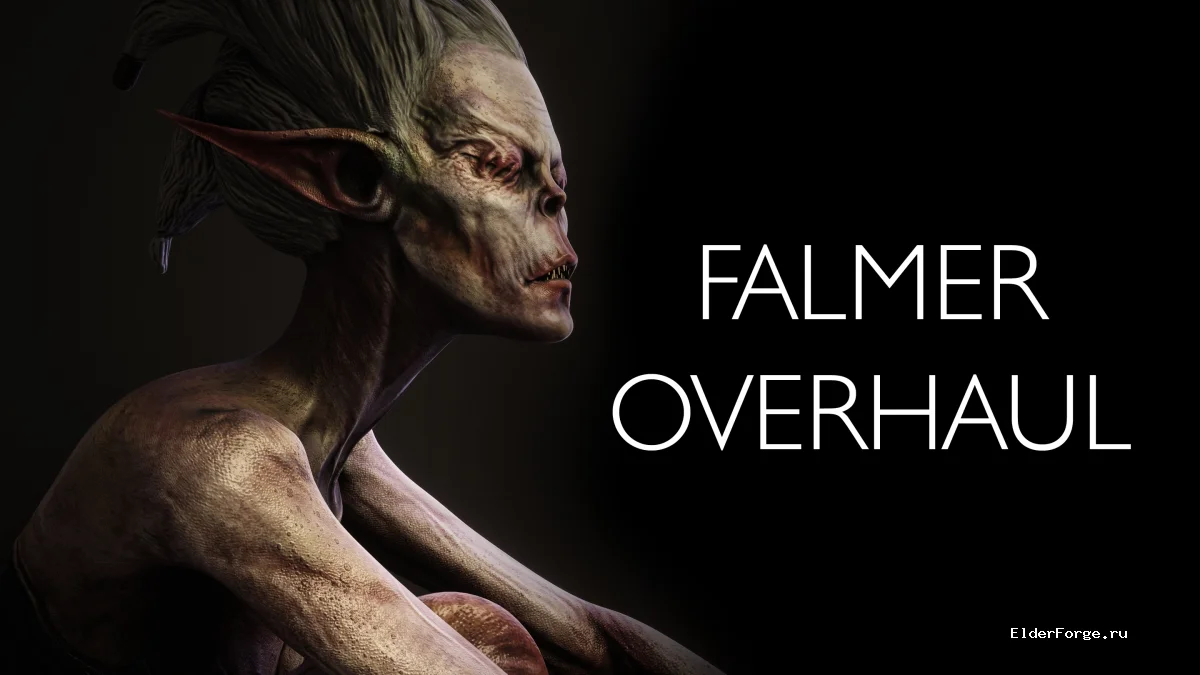 Обложка мода: Falmer Overhaul – Полная переработка фалмеров в 2K для Skyrim Legendary Edition