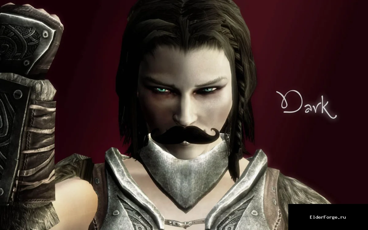 Обложка мода: Фальшивые усы для Skyrim LE – три варианта для NPC и существ