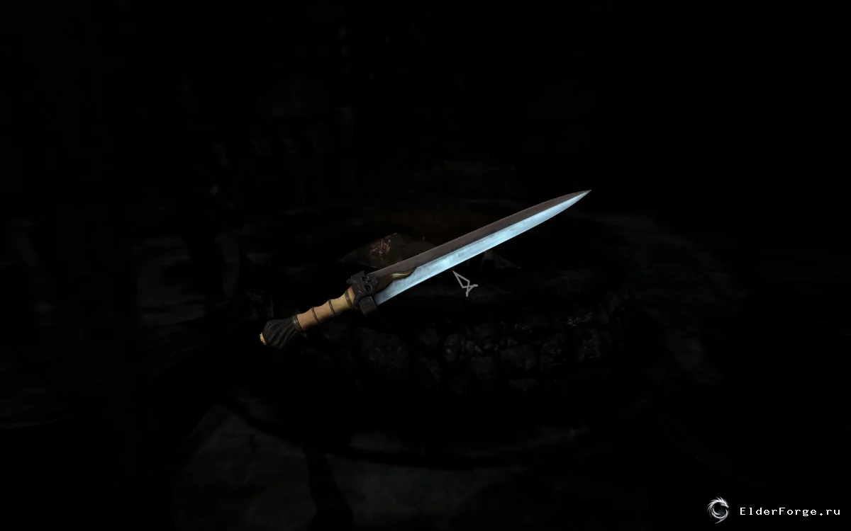 Обложка мода: Кинжал Иллр Ла — фантастическое тёмное оружие Skyrim LE