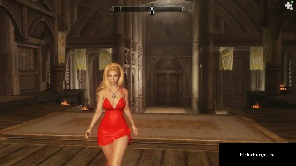 Обложка мода: Female Running and Walking Animation LE — изящная женская походка и бег в Skyrim