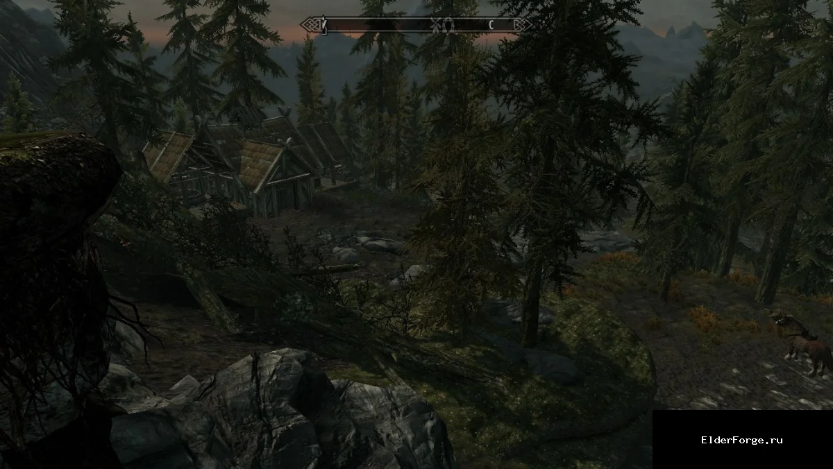 Обложка мода: Ферма Довакина – уютный дом с кузницей и лабораторией для Skyrim LE
