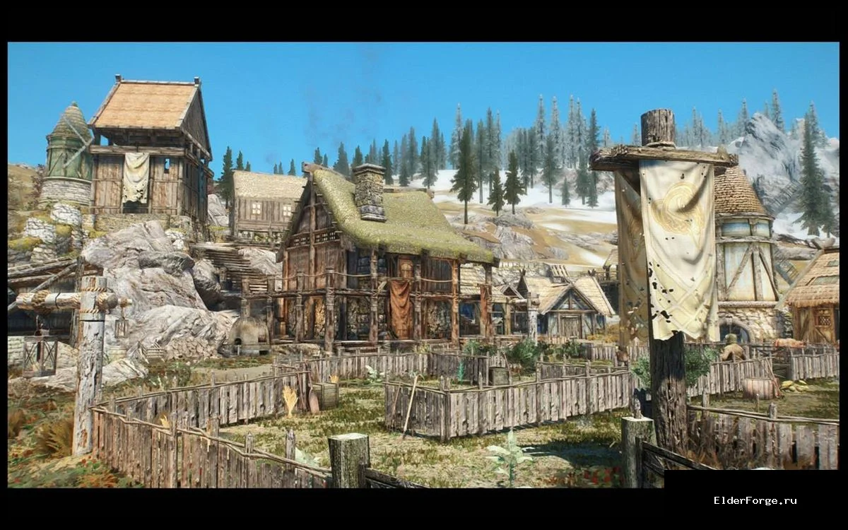 Обложка мода: Ферма Хельяркен для Skyrim SE‑AE: восстановление, управление и прибыль
