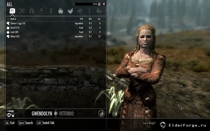 Обложка мода: Мод Skyrim LE: фермеры продают свою продукцию — новые товары