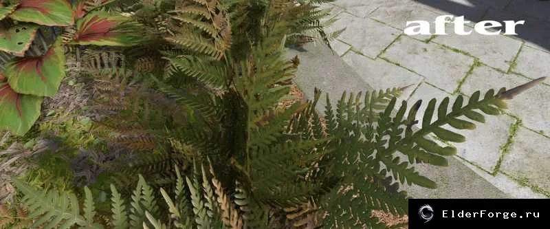 Обложка мода: Fern HD – улучшенные текстуры папоротника для Starfield