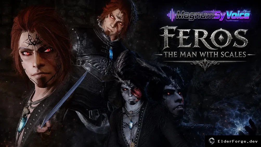 Обложка мода: Feros The Man With Scales — русская озвучка и перевод для Skyrim SE-AE