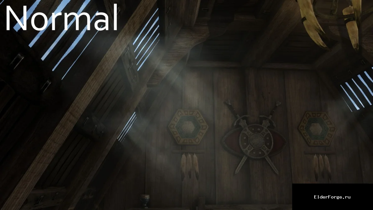 Обложка мода: Фикс частиц пыли для Skyrim SE – улучшенный свет под солнечными лучами