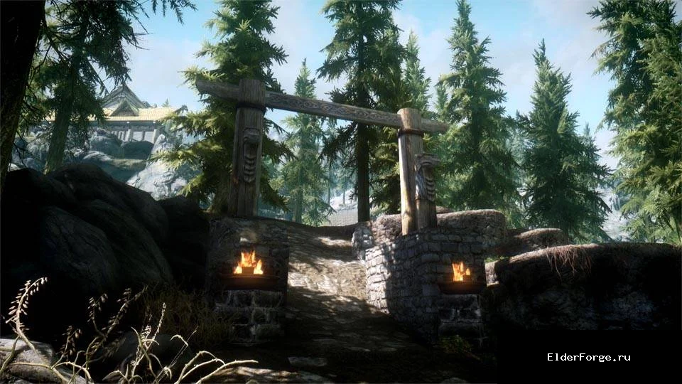 Обложка мода: Фикс дороги у дома Hearthfire для Skyrim Legendary Edition