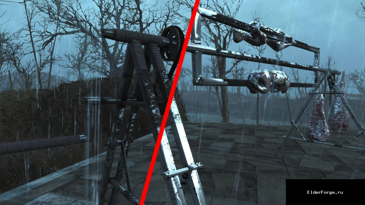 Обложка мода: Фикс эффекта влаги в Fallout 4 – исправление дождевых визуалов