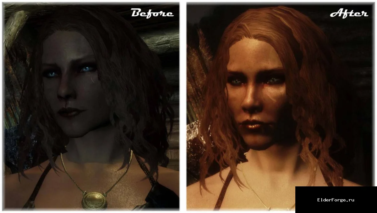 Обложка мода: Фикс глаз вампиров в Skyrim LE от XCE – исправление визуальных багов