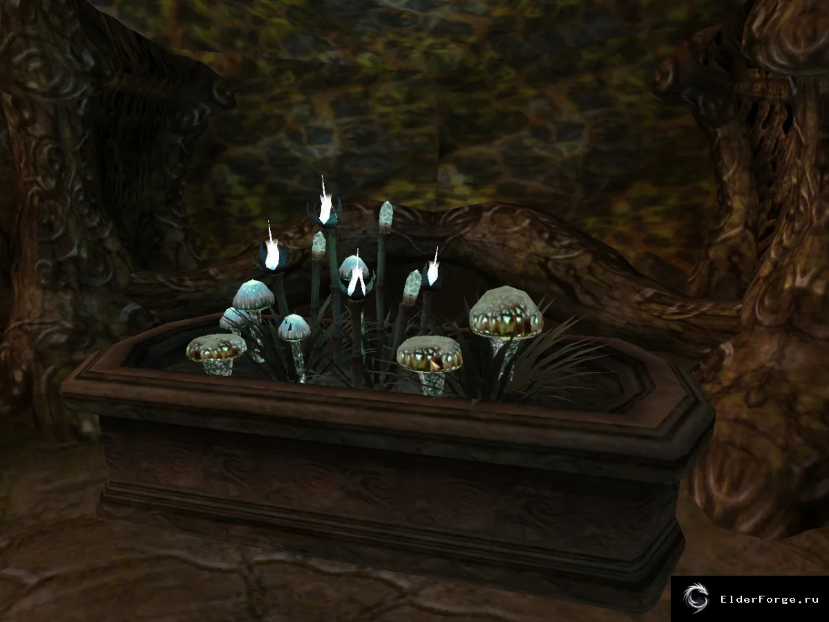 Обложка мода: Flora Glow 1.1 – Светящиеся растения и прозрачные воды в Morrowind