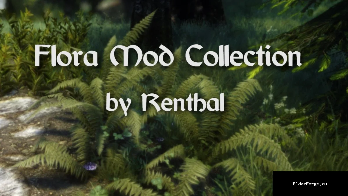 Обложка мода: Flora Mod Collection – HD текстуры флоры для Skyrim Legendary Edition