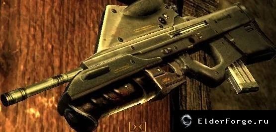 Обложка мода: FN F2000 для Fallout: New Vegas: модульная винтовка с прицелом у Чета
