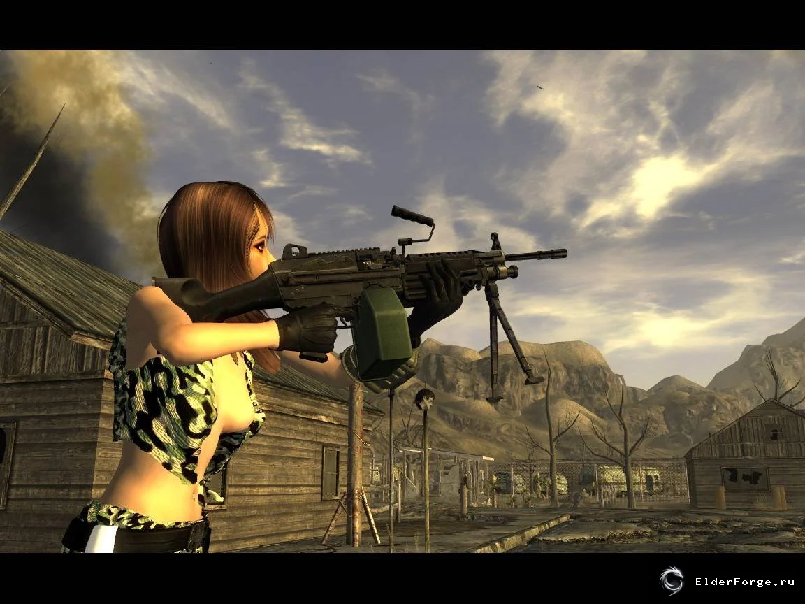 Обложка мода: FN M249SAW: Ручной пулемет для Fallout: New Vegas