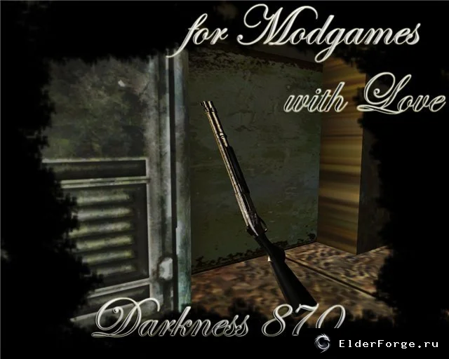 Обложка мода: FNV: Дробовик Darkness 870 — уникальное оружие пустоши