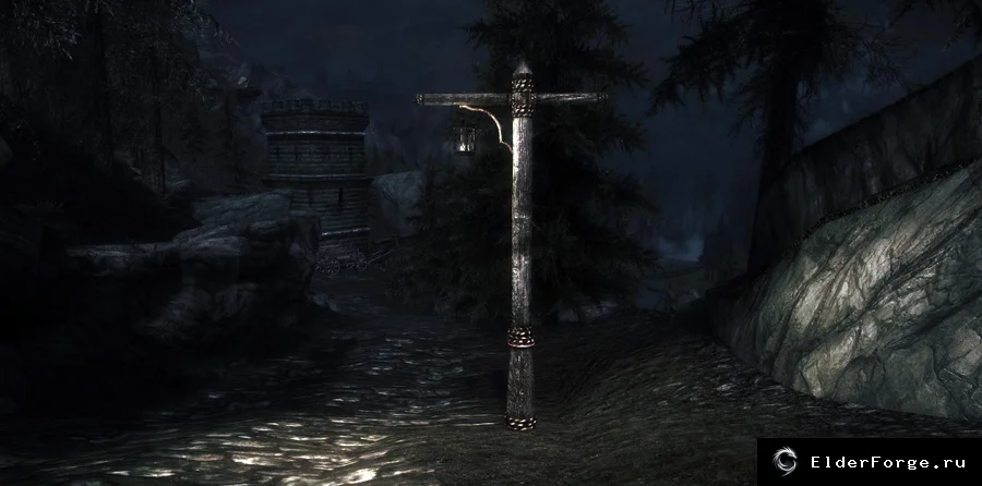 Обложка мода: Фонари Skyrim LE — освещение дорог возле крупных городов