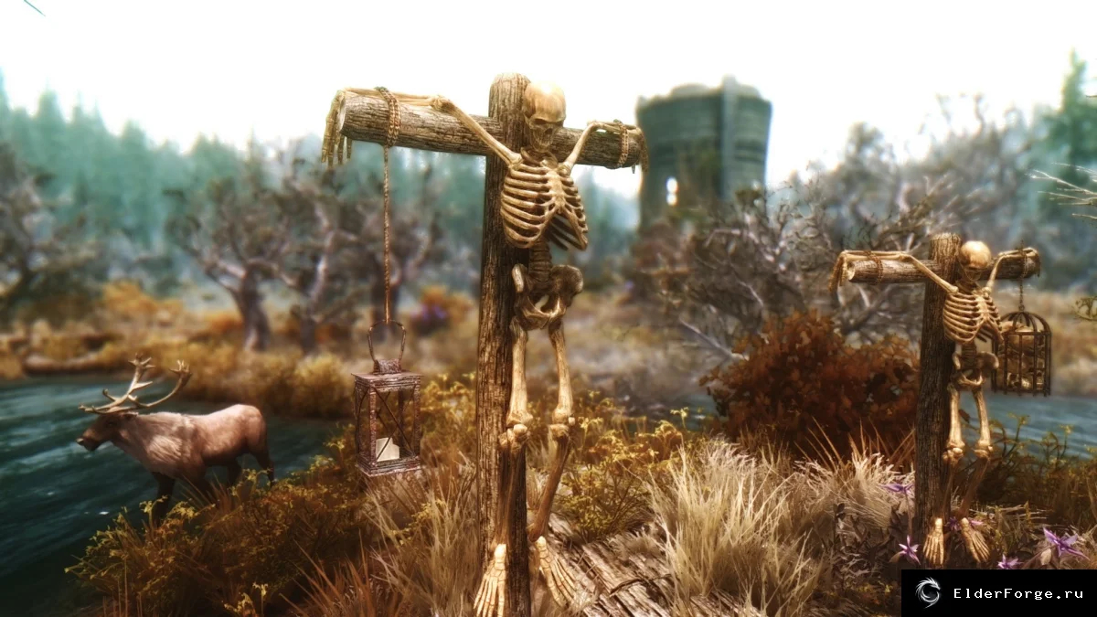 Обложка мода: Фоны главного меню Skyrim LE — новые визуальные варианты