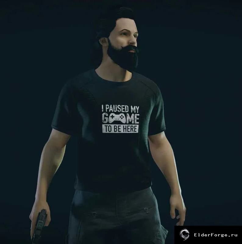 Обложка мода: Футболка Starfield Gamer – стильный геймерский наряд для вашего персонажа