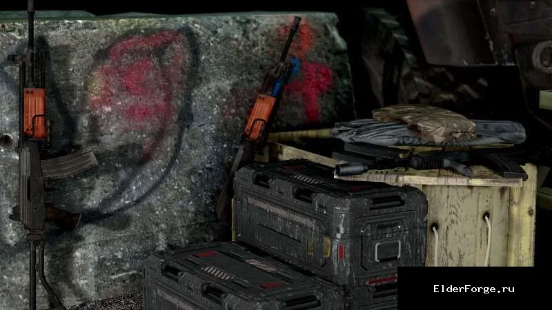 Обложка мода: Galil Rifle для Fallout 4 – оригинальная винтовка с модулями