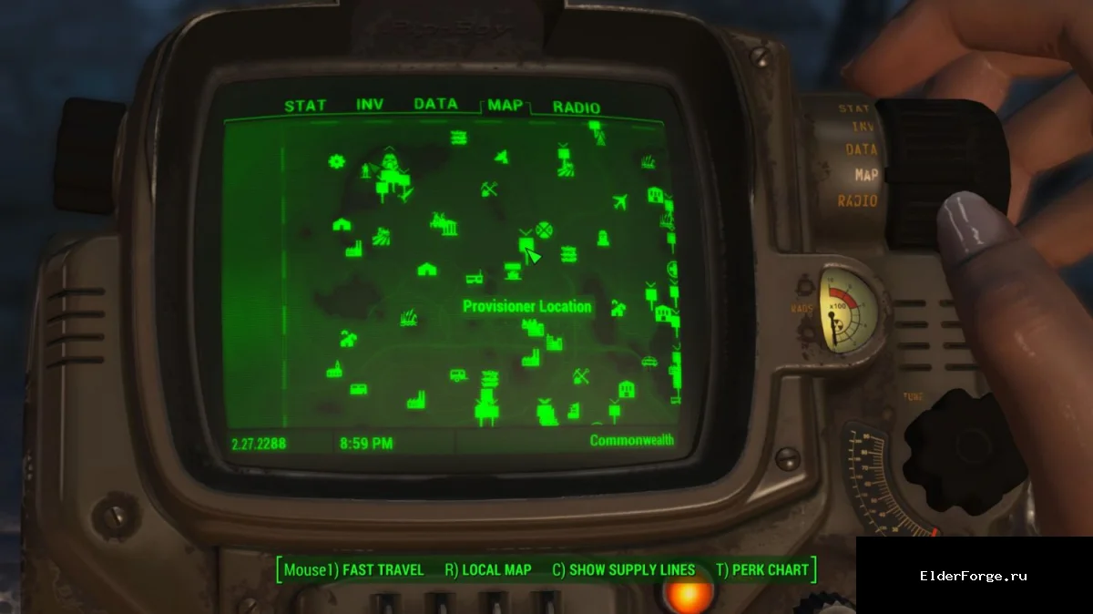 Обложка мода: Где мои поставщики — отслеживание торговцев в Fallout 4