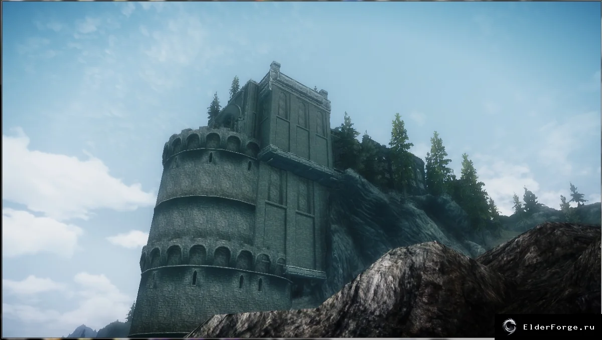 Обложка мода: Генезис — огромный личный замок Довакина, Skyrim LE
