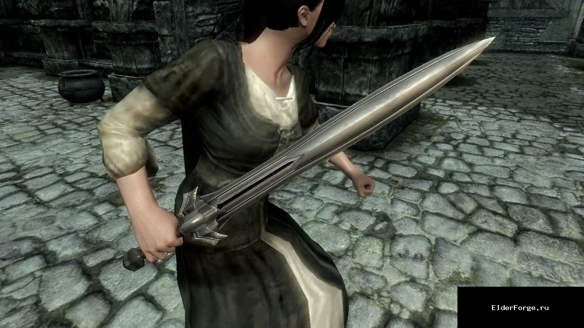 Обложка мода: Героический имперский гладиус — новый одноручный меч для Skyrim SE