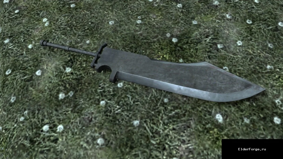 Обложка мода: Гигантский двуручный меч для Skyrim SE – массивное оружие
