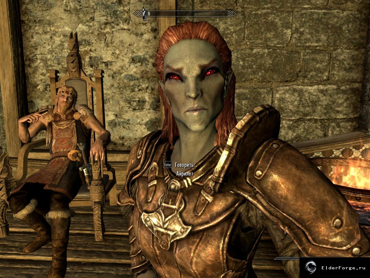 Обложка мода: Гладкие эльфийские лица — улучшенные текстуры для Skyrim LE