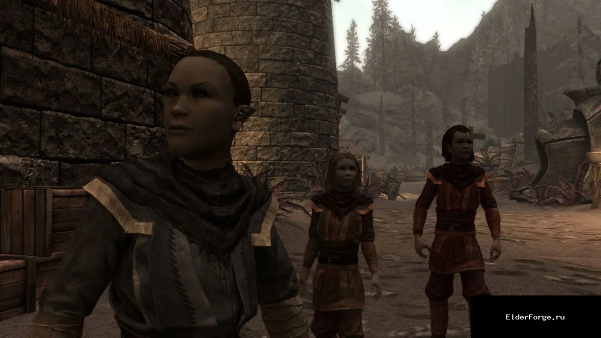 Обложка мода: Глобальная переработка детей в Skyrim LE – новые расы и одежда