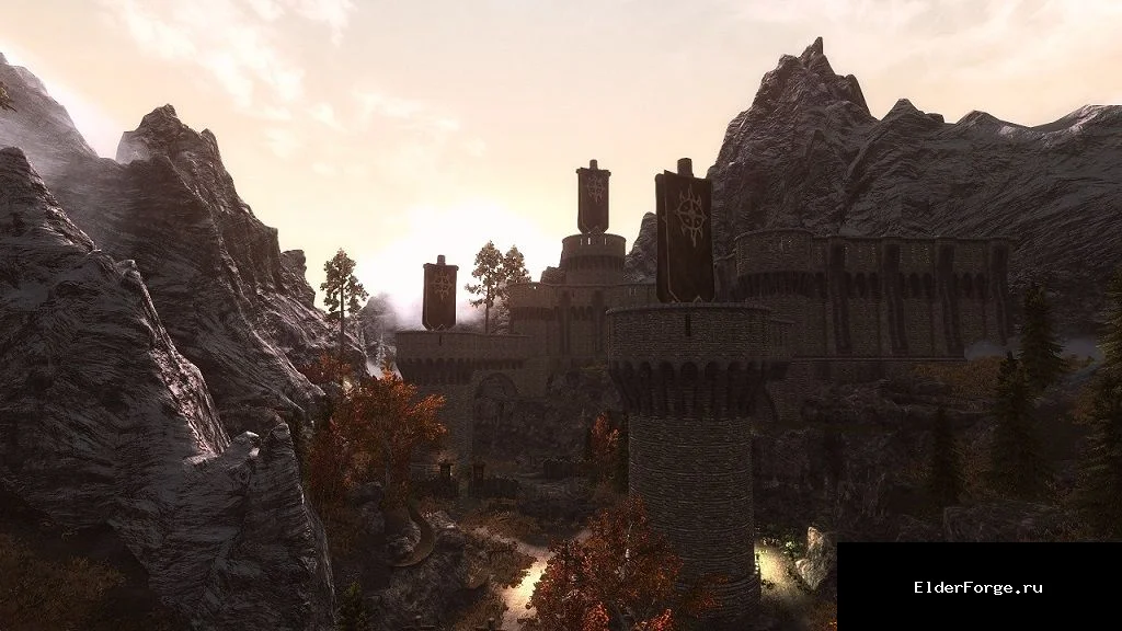 Обложка мода: Glorious Fort Dawnguard – Обновлённый форт Стражей Рассвета для Skyrim SE
