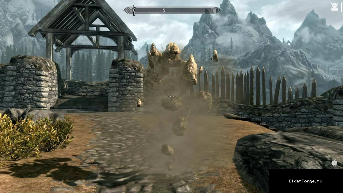 Обложка мода: Гнев камня – новое заклинание Призыв каменного голема для Skyrim LE